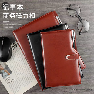 喜通B5皮面笔记本本子记事本商务会议记录本简约大学生随身记录本