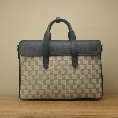 欧美时尚TOGO头层牛皮翻盖公文包