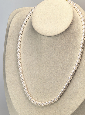 极细小米粒珍珠项链轻奢