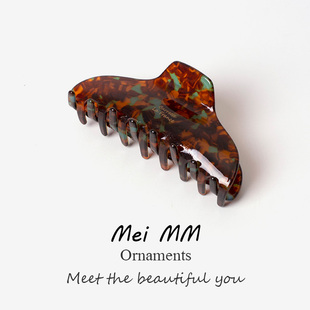 高级感醋酸大号抓夹2025年新款 发卡韩国盘头发夹女鲨鱼夹发抓发饰