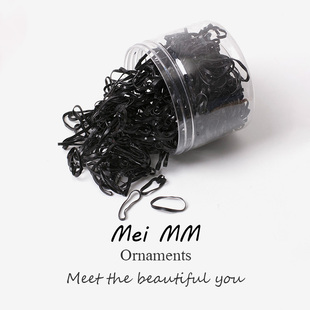 韩国头饰一次性小皮筋发绳强拉不断黑成人扎头发发圈头绳发饰儿童