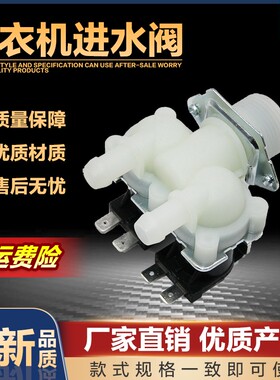 通用海尔LG松下三洋滚筒洗衣机双头双嘴进水阀FPS180G/A电磁阀