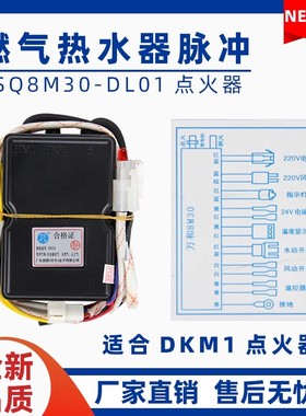 适用于万和强排燃气热水器JSQ16-8C18点火器JSQ8M30-DL01脉冲配件