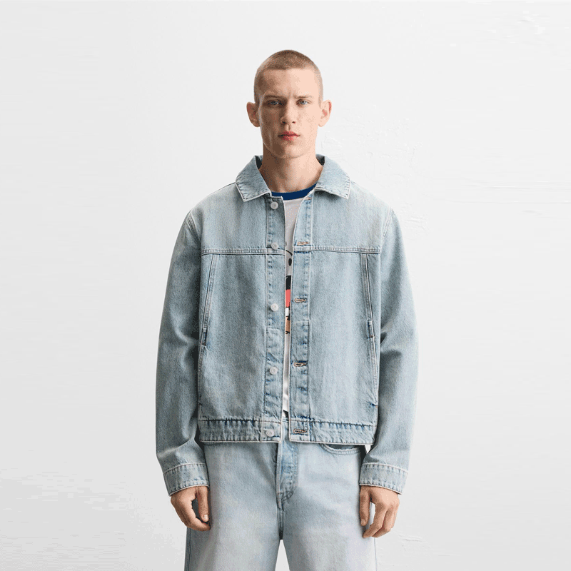 2025新品春季英伦风牛仔外套