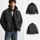 英伦风百搭舒适宽松男装 2025新品 冬季 棉质水洗休闲夹克外套3286