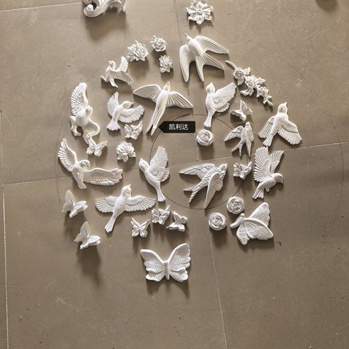 现代简约创意小鸟蝴蝶墙饰客厅电视背景墙面装饰品墙上立体小摆件