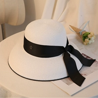 Ретро белая солнцезащитная шляпа, пляжная шапка на солнечной энергии, французский стиль, популярно в интернете, защита от солнца, пляжный стиль, подходит для подростков