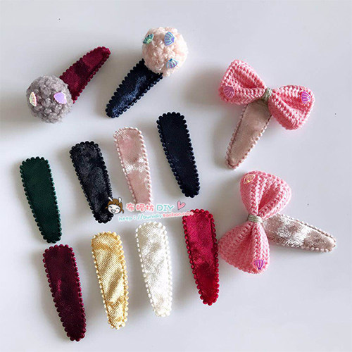 布妮 韩国进口丝绒多色BB夹套手工diy发夹刘海夹套手工饰品材料,饰品/流行首饰/时尚饰品新,其他DIY饰品配件,淘宝优惠券,粉丝福利购,淘宝优惠卷