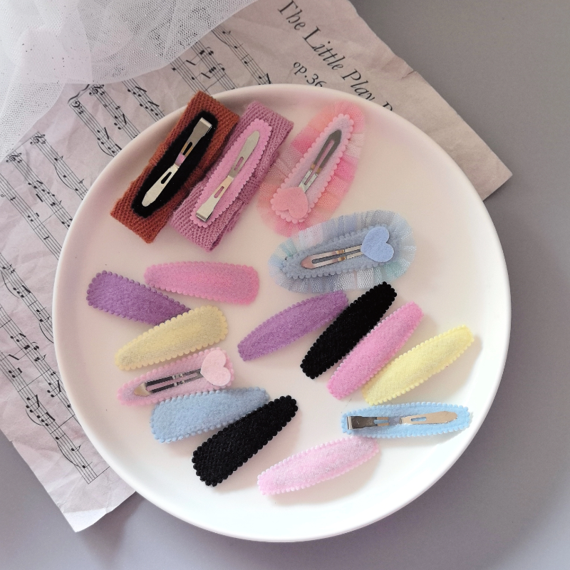 韩国进口隐形懒人掰掰夹套手工diy装饰套蝴蝶结边夹搭配配件材料