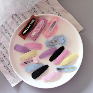 韩国进口隐形懒人掰掰夹套手工diy装饰套蝴蝶结边夹搭配配件材料