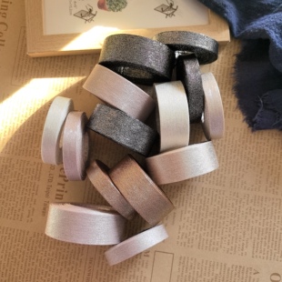 韩国进口金银麟光质感复古布料丝带手工diy饰品布包夹蝴蝶结材料