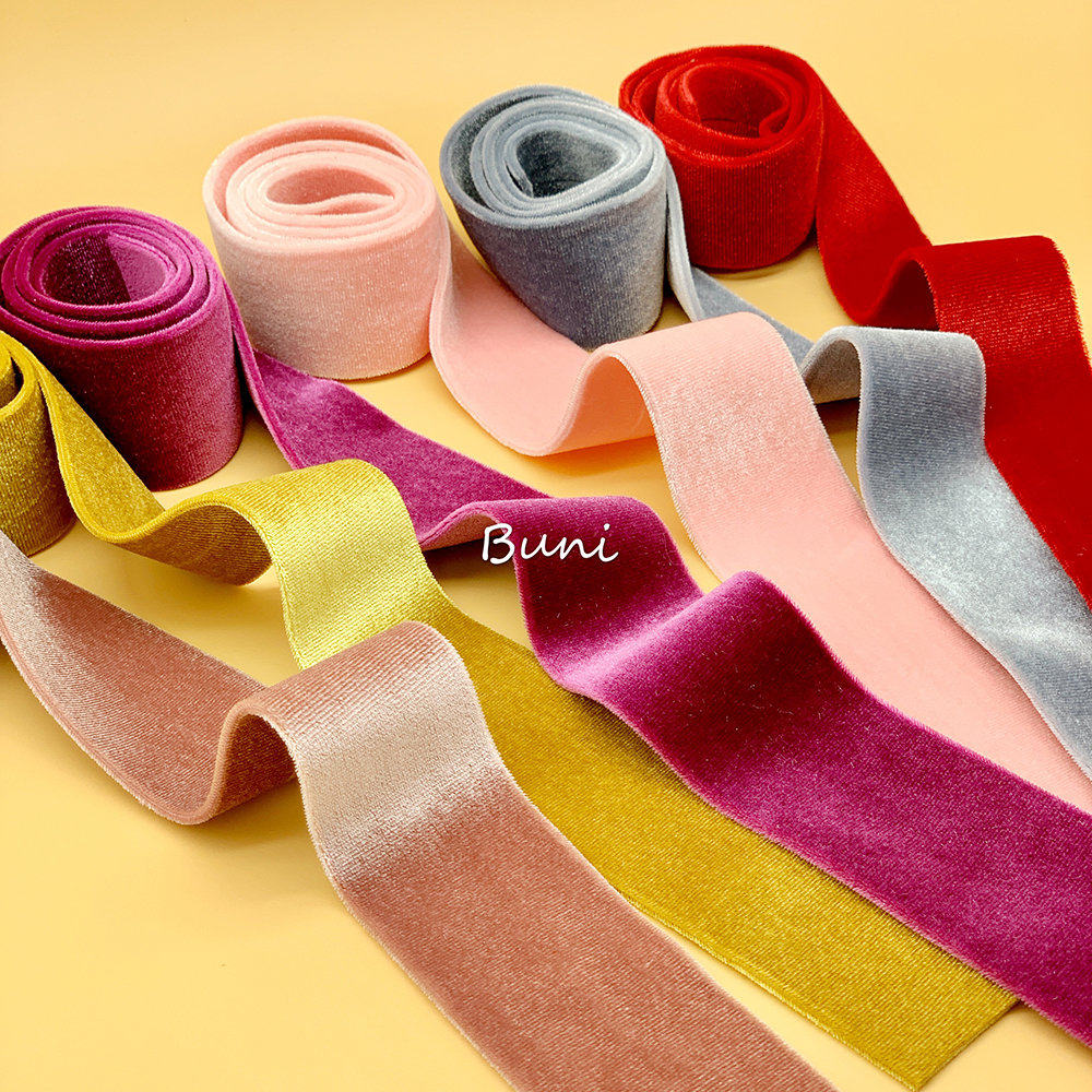韩国进口彩色纯净丝绒布料织带手工diy蝴蝶结饰品发夹丝带材料,居家布艺,丝带/绸带/布带,淘宝优惠券,粉丝福利购,淘宝优惠卷