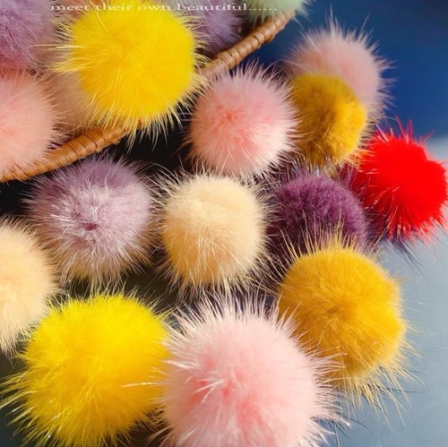 diy手工毛球吊坠耳饰发夹