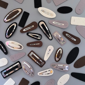 韩国进口常用色1.2mm不织布bb掰掰夹底片手工布艺包夹钩织发夹底