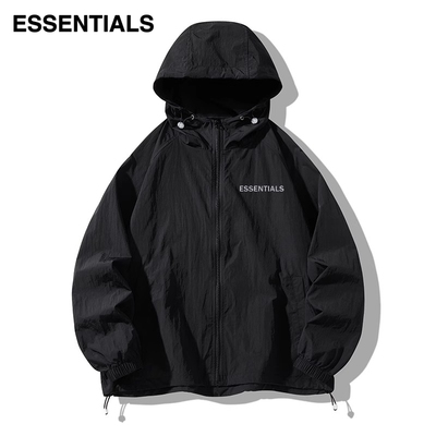 ESSENTIALS防晒衣男款户外专用钓鱼冰丝皮肤衣遮阳夏季防紫外线