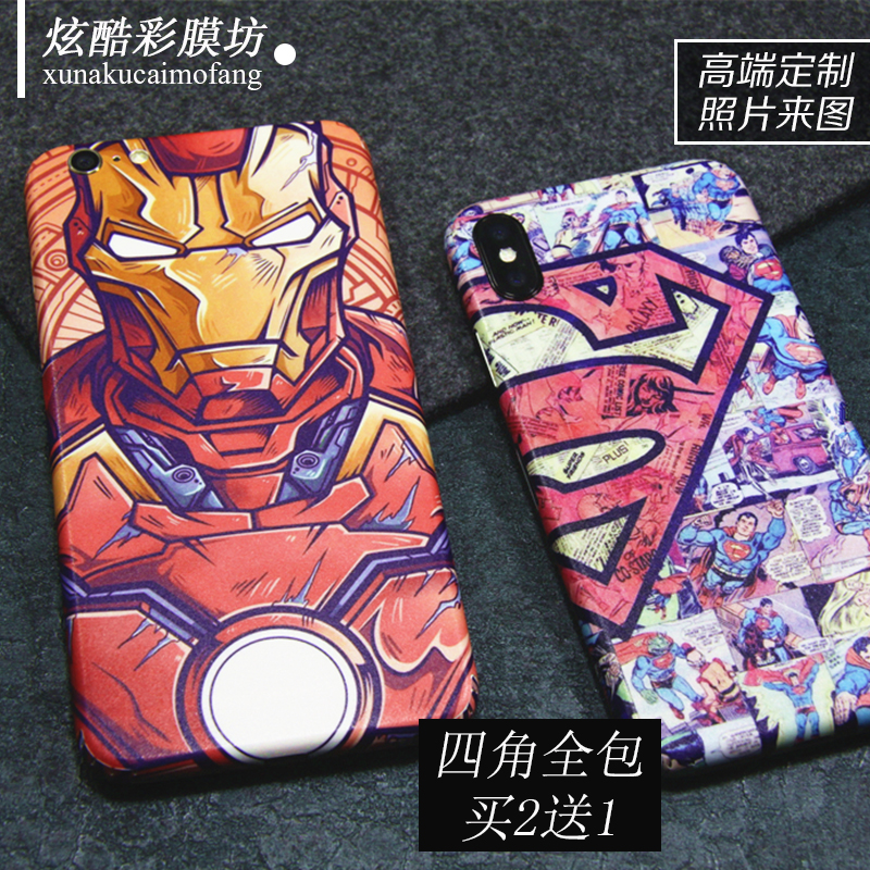 Æ»¹û7iPhone6/6SplusÊÖ»ú²ÊĤȫÉíÌù6S±³Ìù7PÌùÖ½À´Í¼¶¨Öƶ¨×ödiy