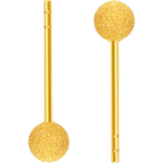 潮宏基至简小金球足金耳钉黄金耳饰闪耀高光轻奢情人节礼物计价