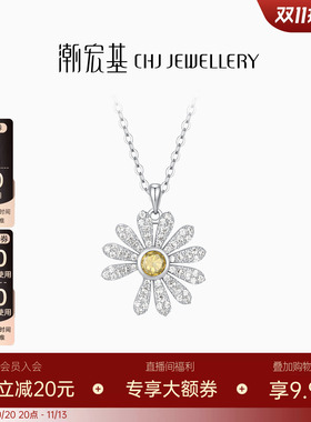 潮宏基珠宝追光s925银项链