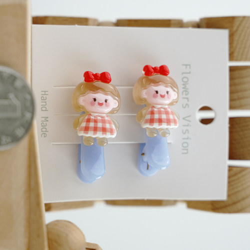 侧边夹小兔子发卡子儿童