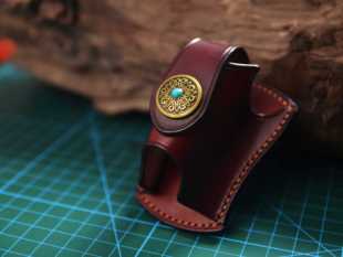 头层牛皮弹弓包手工制作可定制追龙大象锁凤龙蛇阿拉善传奇弹弓等