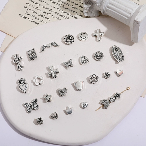 Ретро аксессуар ручной работы, ожерелье, аксессуары, в цветочек, DIY