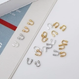 14 тыс. Сумка золотая бобовая мешка с пряжкой u -обработка ожерелья для труб для сбора хвостовой пряжки