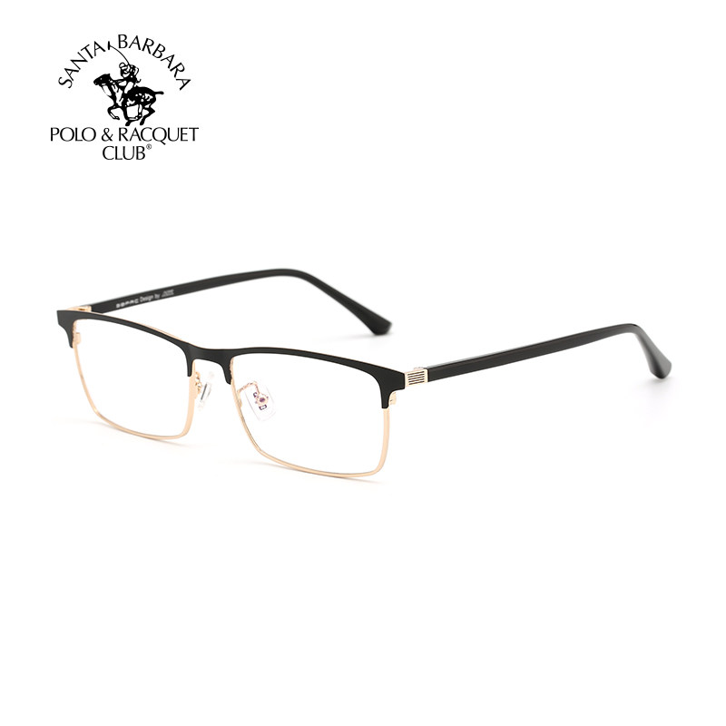 近视方框金属商务眼镜架