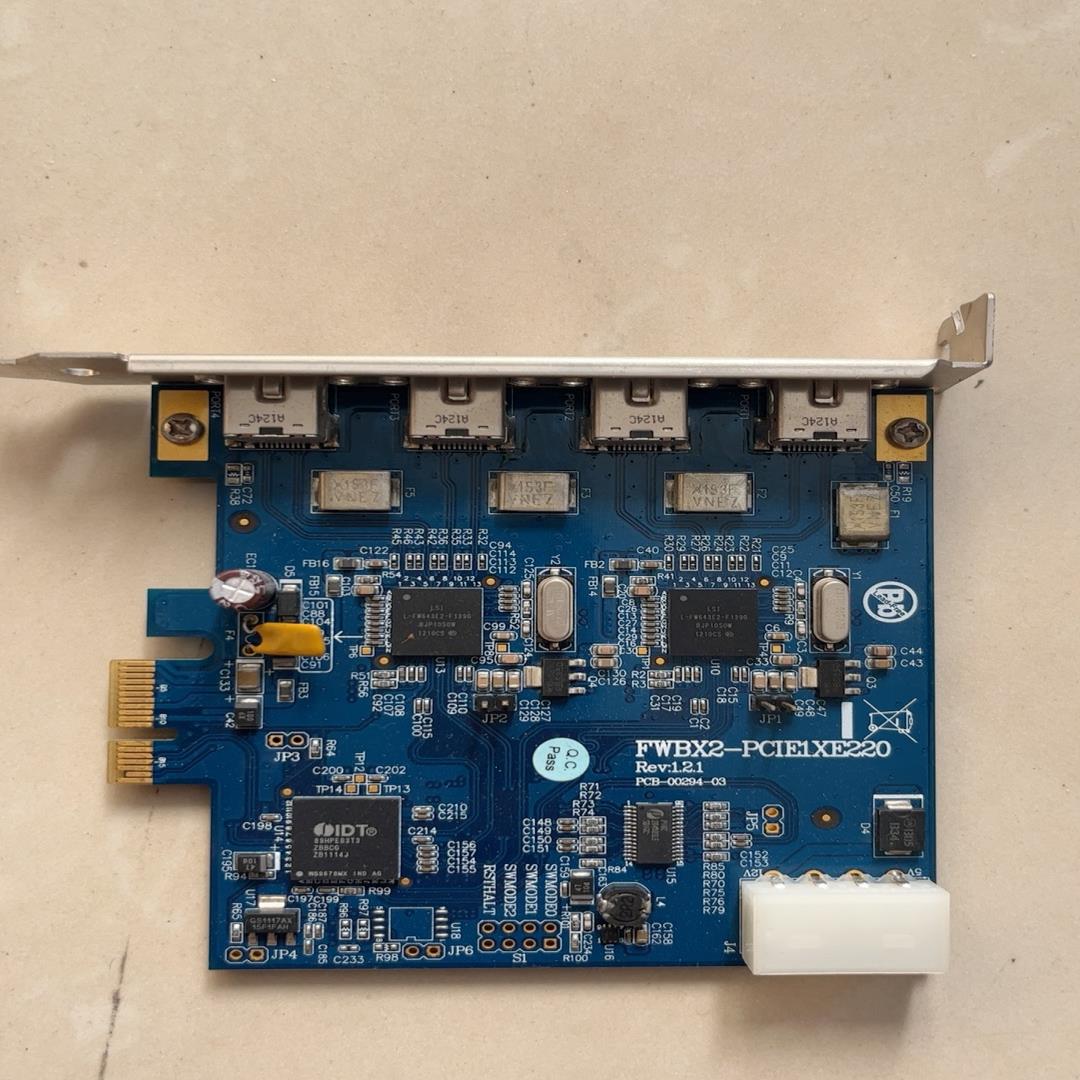 【议价】台湾IOI FWBX2-PCIE1XE220 1394B图像