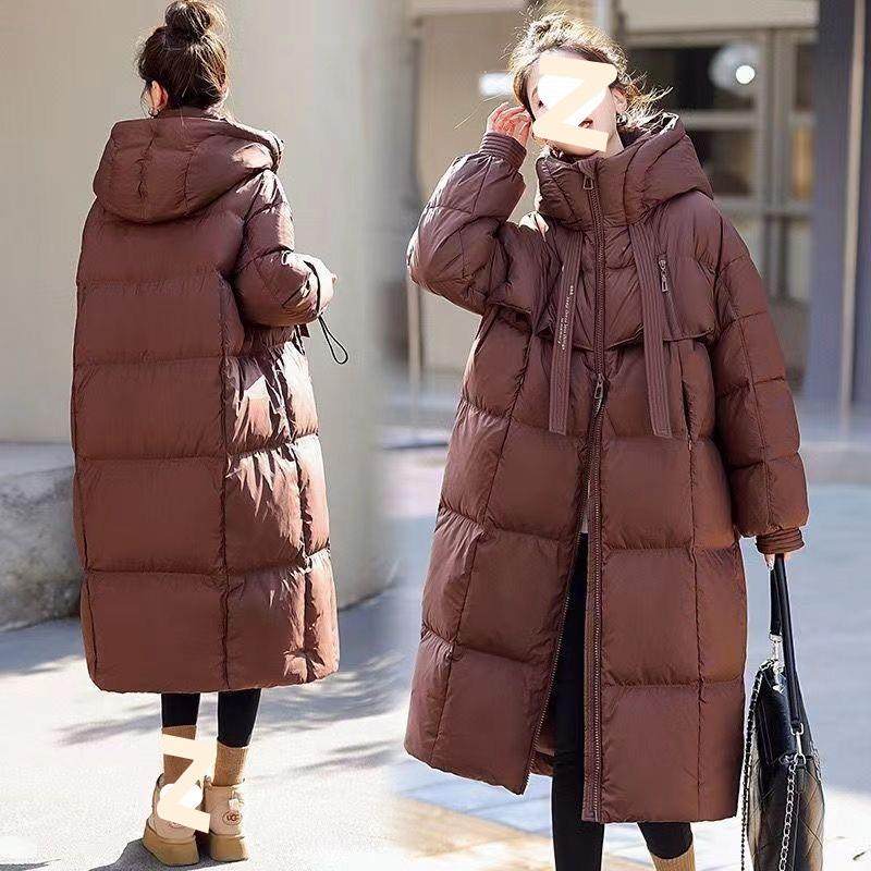 冬季棉衣韩版加厚棉服宽松长款新款过膝连帽羽绒棉袄外套黑色,女装/女士精品,棉衣/棉服,淘宝优惠券,粉丝福利购,淘宝优惠卷