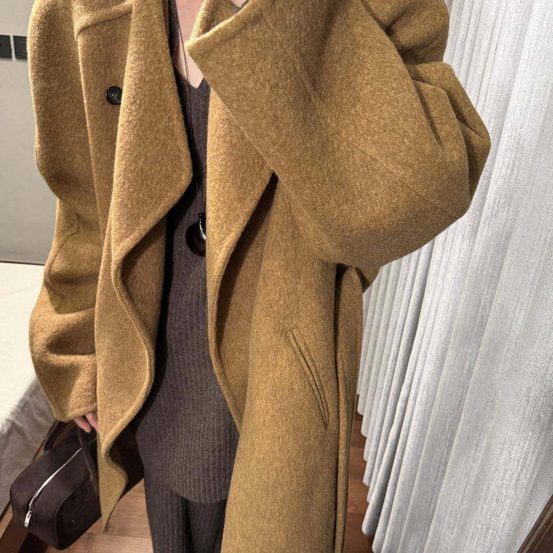 秋冬新款感小个子慵懒感百搭毛呢外套女中长款大衣,女装/女士精品,大码呢大衣,淘宝优惠券,粉丝福利购,淘宝优惠卷