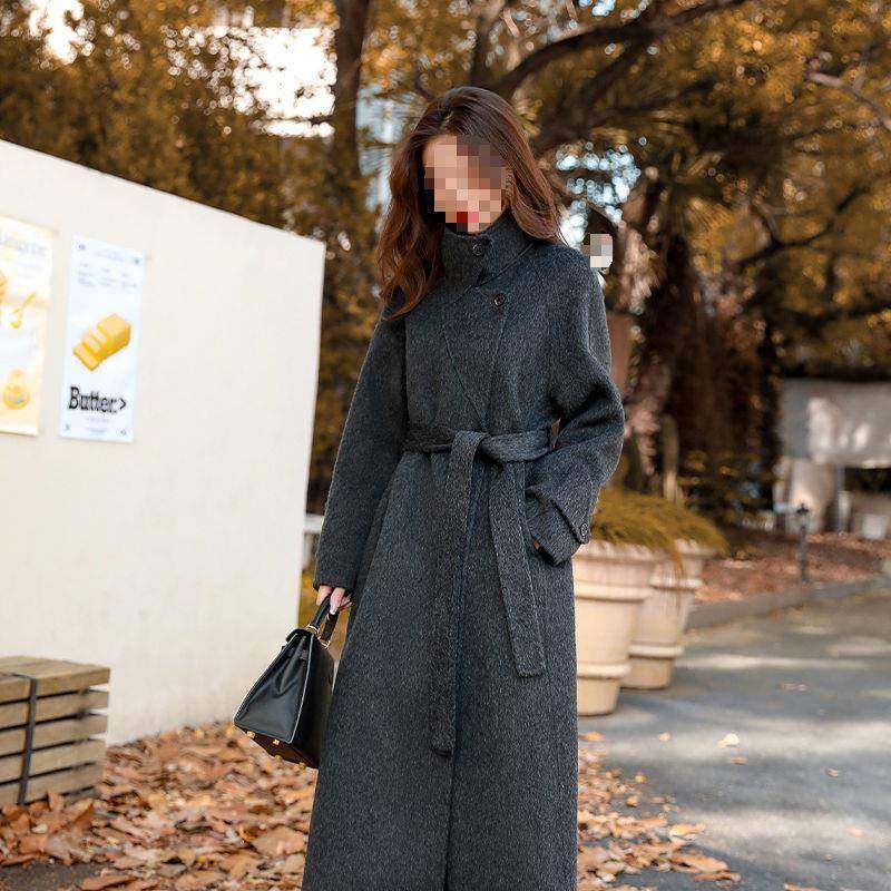 双面羊毛绒大衣女中长款24秋冬新款韩版A型裙摆式毛呢外套,女装/女士精品,大码呢大衣,淘宝优惠券,粉丝福利购,淘宝优惠卷