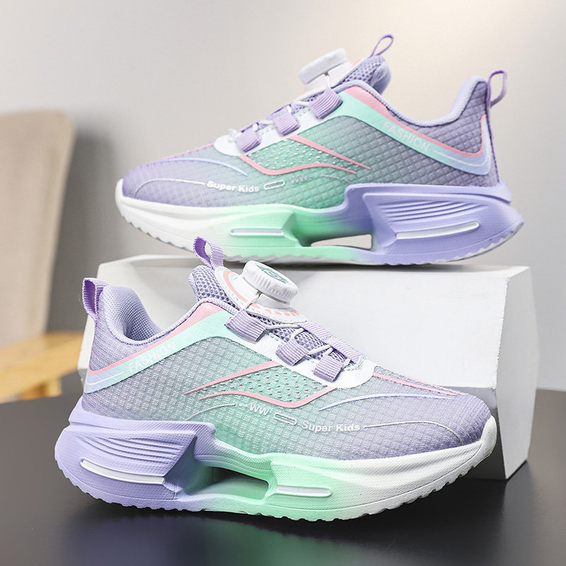 女童运动鞋2026新款秋季大童轻便防滑跑步鞋女孩软底减震儿童跑鞋