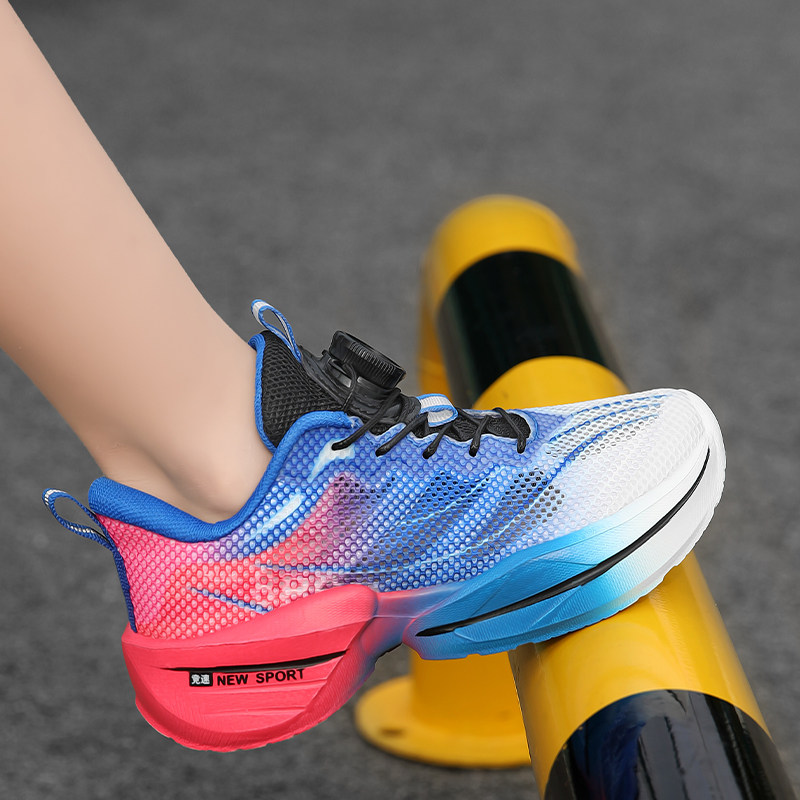 儿童网鞋轻便跑步鞋2026新款夏季小学生单网面男童运动鞋纽扣透气