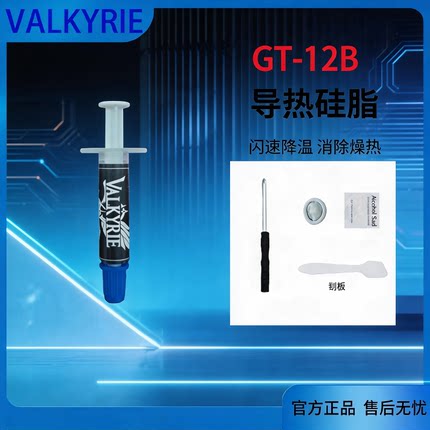 VK瓦尔基里GT-12B导热硅脂cpu台式机笔记本显卡新一代导热硅脂