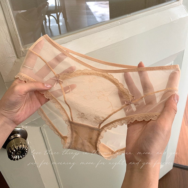 素雅国风复古网纱2025新款蕾丝内裤女中低腰包臀,女士内衣/男士内衣/家居服,女三角裤,淘宝优惠券,粉丝福利购,淘宝优惠卷