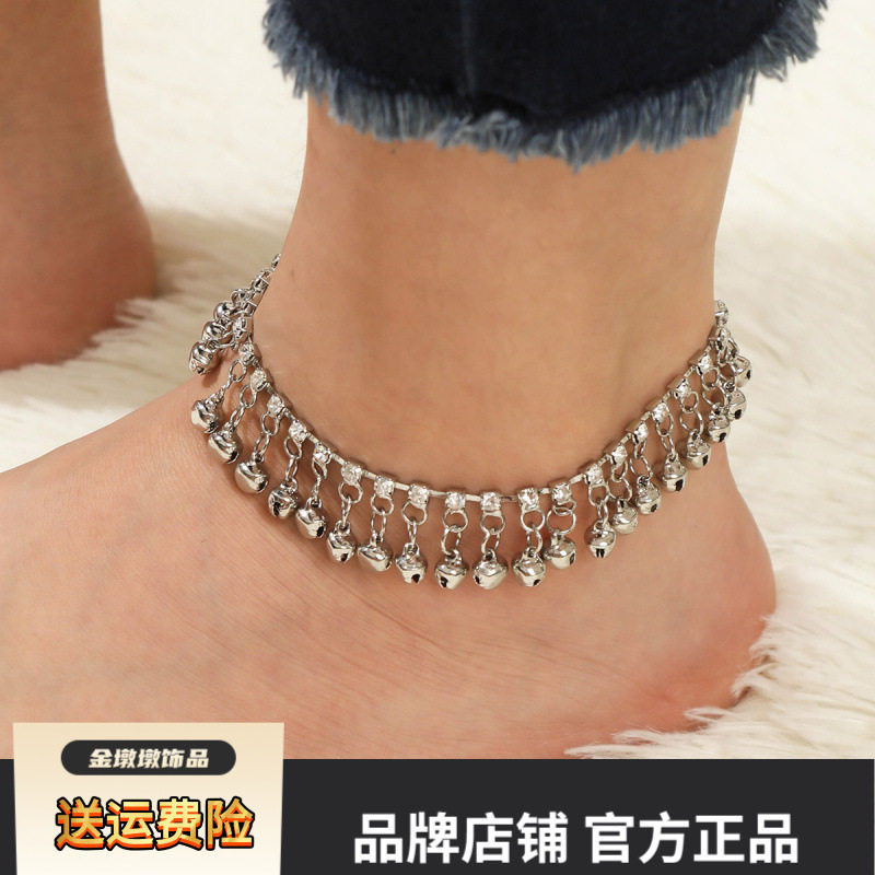 合金欧美女式脚链身体链简约电镀