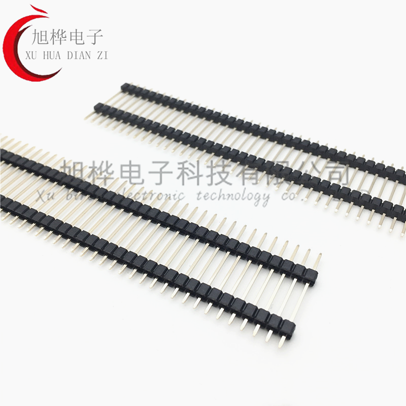 2.54MM单排针双塑针加长针XH