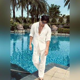 冰丝长袖 白色老钱风亚麻衬衫 薄款 夏季 衬衣高级感痞帅防晒外套 男款