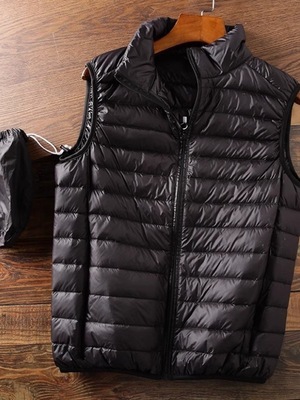 2024秋冬新款轻薄羽绒马甲男士超轻羽绒背心坎肩大码羽绒服情侣款