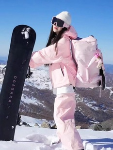 2025新款滑雪服女男款防水防风单板双板保暖冬季加厚滑雪衣裤套装