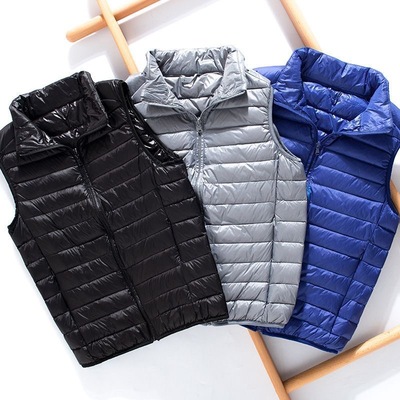 2025新款男士冬季羽绒棉马甲外穿轻薄羽绒棉薄款外套男款大码坎肩