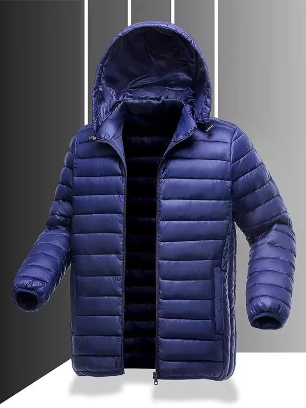 棉袄男2025新款轻薄羽绒棉服中青年大码棉衣秋冬装外套男反季棉服