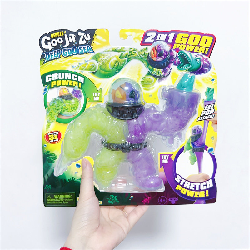 감압 장난감 핀치 음악 크리 에이 티브 감압 통풍구 멋진 근육 그룹 GOO JIT ZU 영웅 동물 부드러운 플라스틱 인형