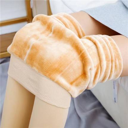 秋冬季黑肉色打底裤加厚加绒特厚羊羔绒秋裤光腿神器丝袜保暖裤女