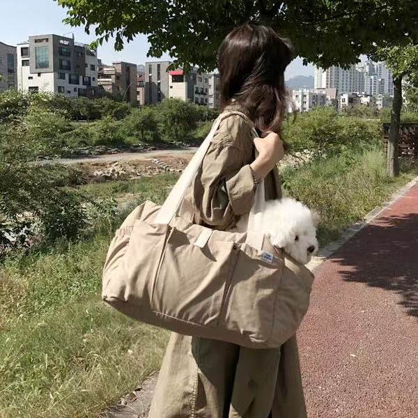 comofranche宠物单肩包可拆洗