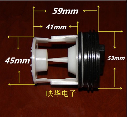 适用于小天鹅滚筒洗衣机TG70-1201EP（S）排水泵塞排污口盖过滤器