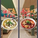 农家菜川湘菜馆玻璃门贴纸美味小炒快餐店广告贴画餐厅装 饰画海报