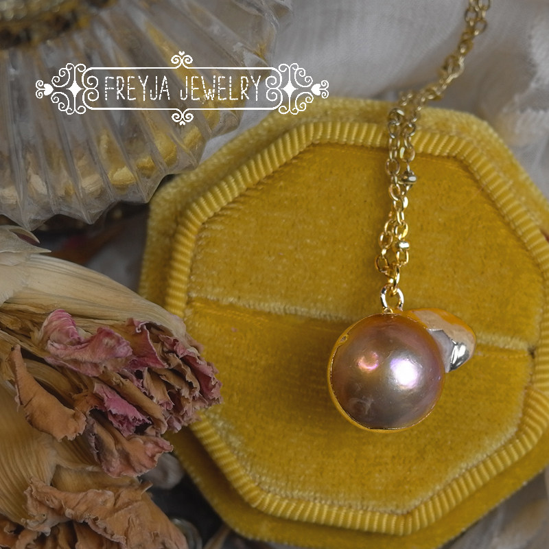 午後的愛神【稀有貨】 天然巴洛克淡紫淡水珍珠項鏈 愛迪生飛碟珠在類目 飾品/流行首飾/時尚飾品新, 項鍊中 - 來自Buy2taobao.com提供專業的淘寶代購服務