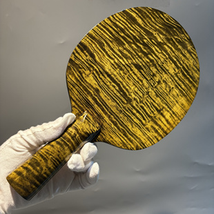 金丝楠木乒乓球拍底板纯木横拍直拍专业级进攻型弧圈单纯手工擦漆