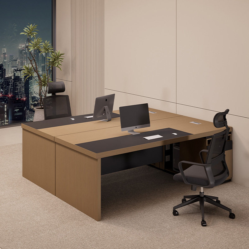 办公桌椅组合职员工位财务闲鱼二手家具旧货市场入口老板桌电脑桌